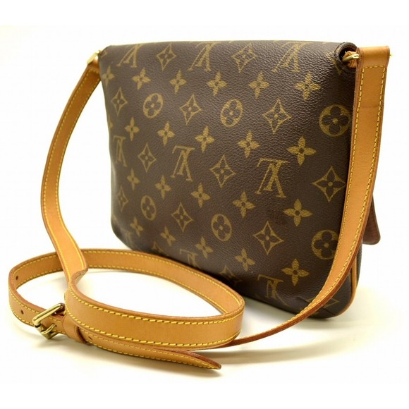 Louis Vuitton Tango Brown Monogram Shoulder Bag Musette - Picture 1 of 9